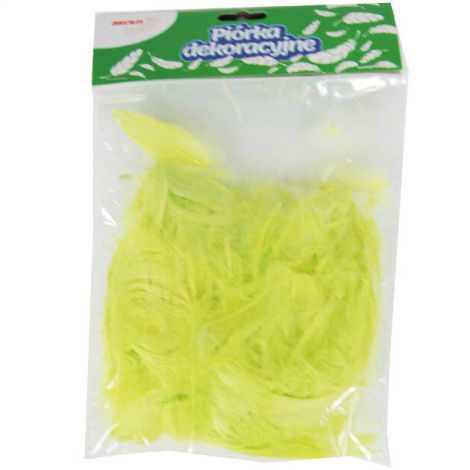 Piórka dekoracyjne Brewis Seledynowe, 7g